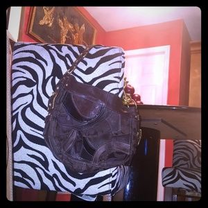 Brown coach purse